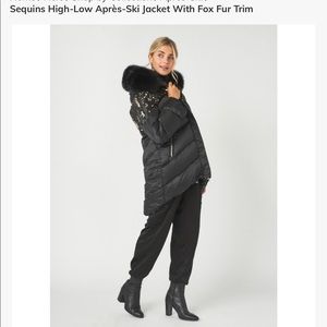 💋High low fox jacket 💋